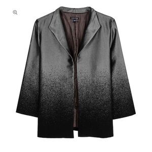 Eileen Fisher Shimmering Phantom Boucle Jacket Size XL